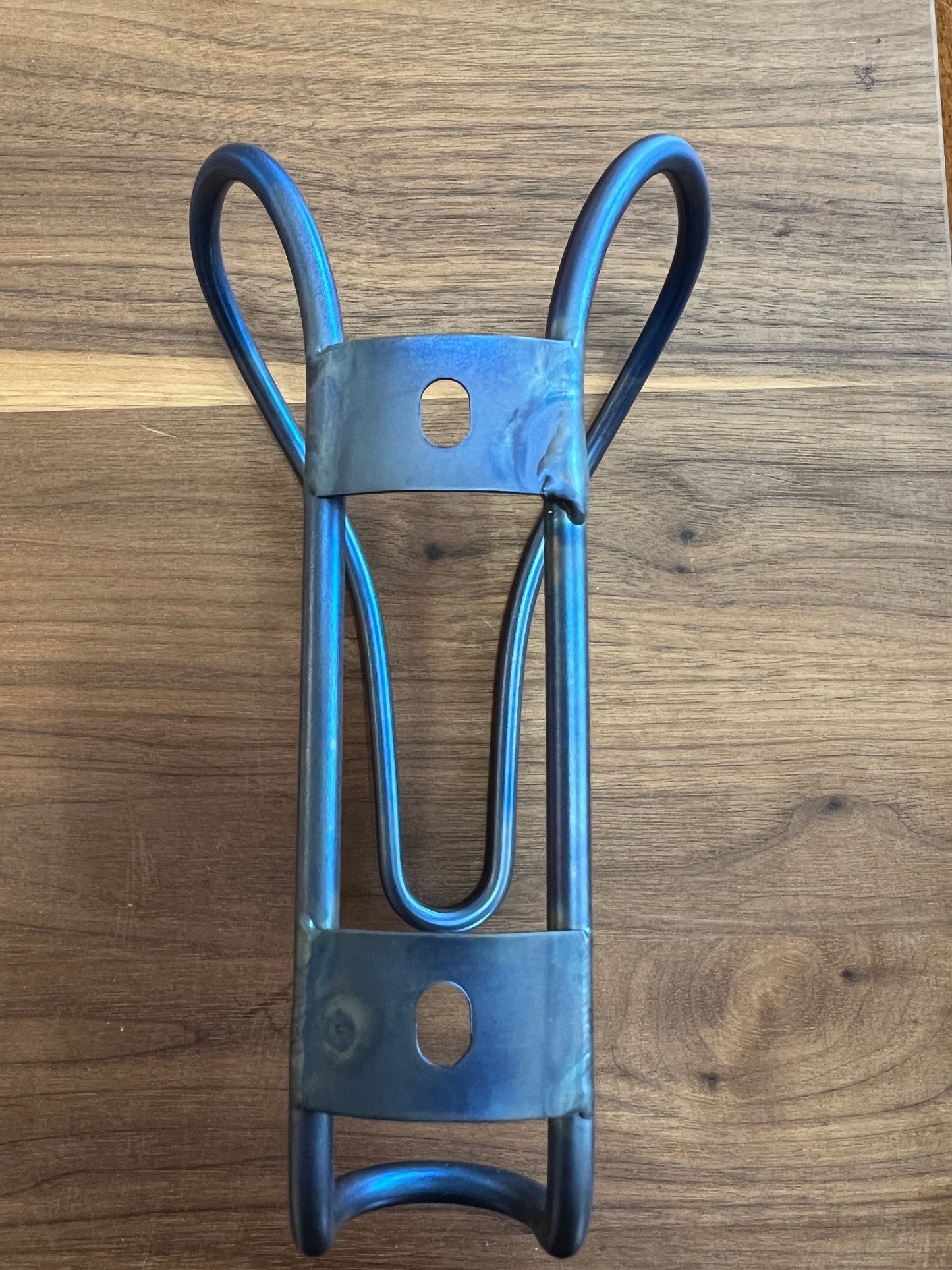 King Cage Titanium Iris Bottle Cage - Blue