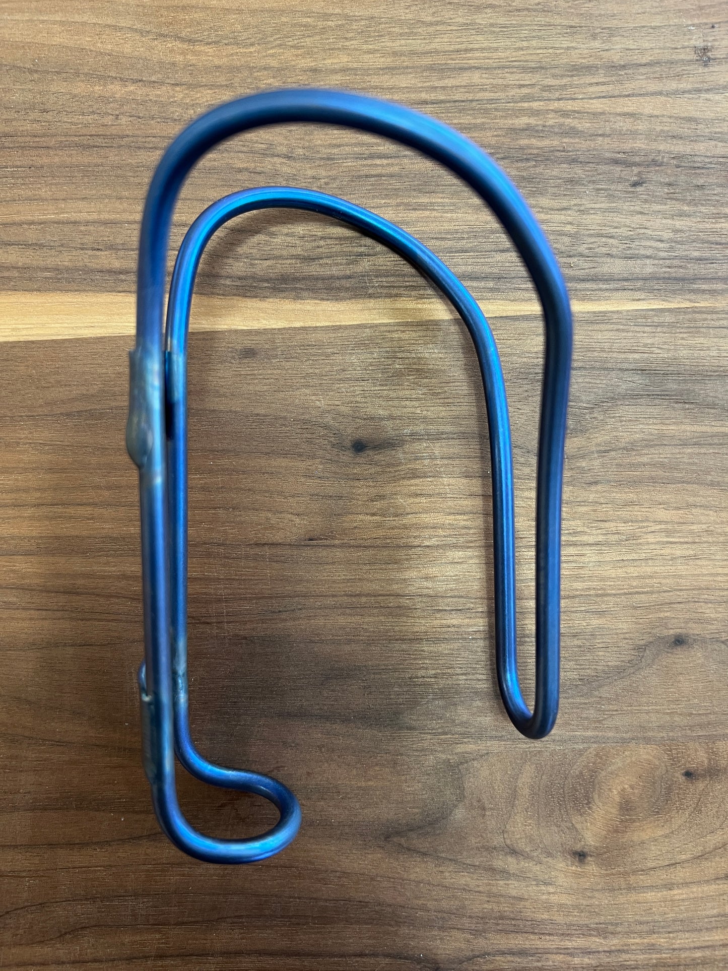 King Cage Titanium Iris Bottle Cage - Blue