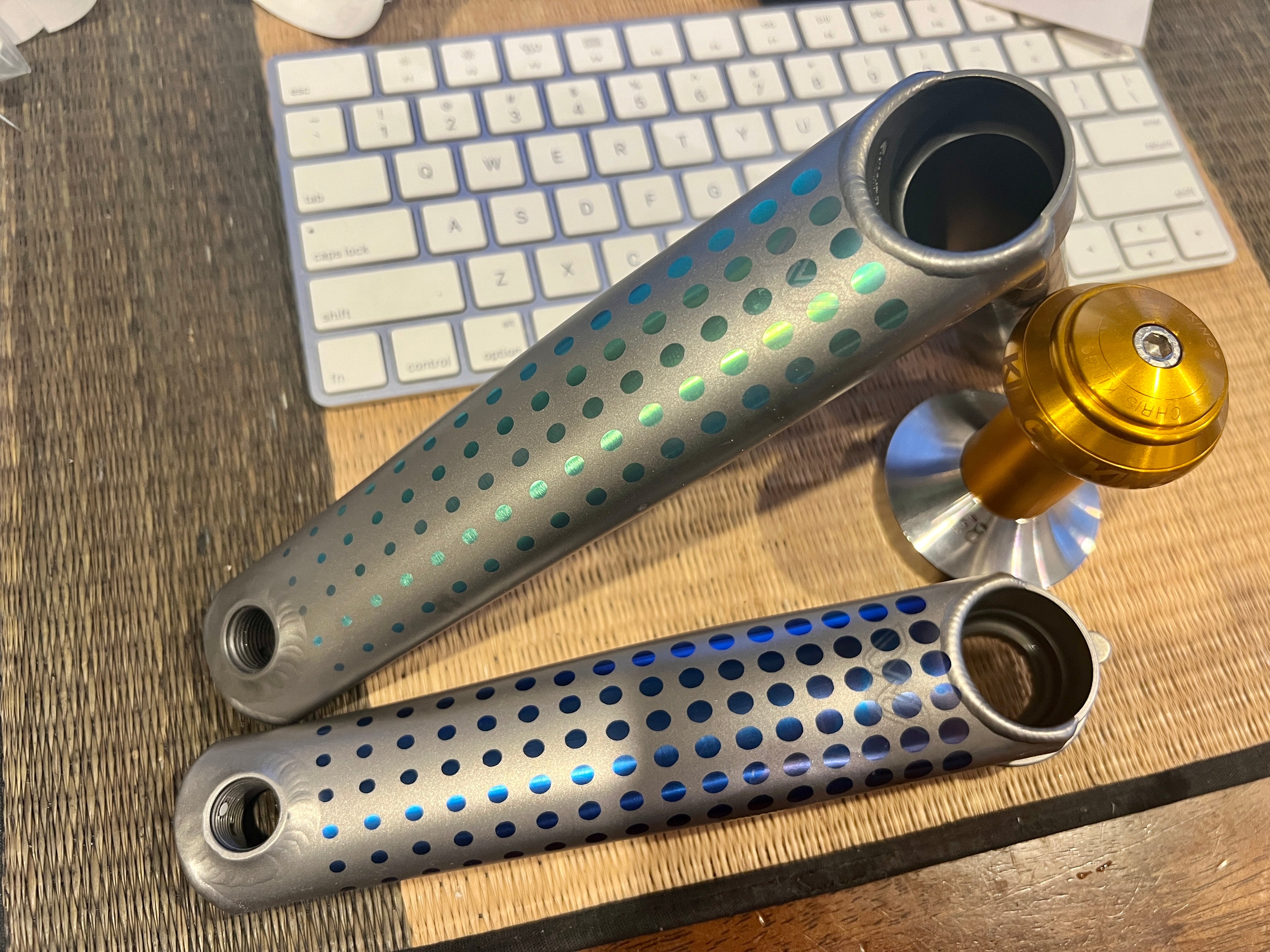 Titanium cranks hot sale